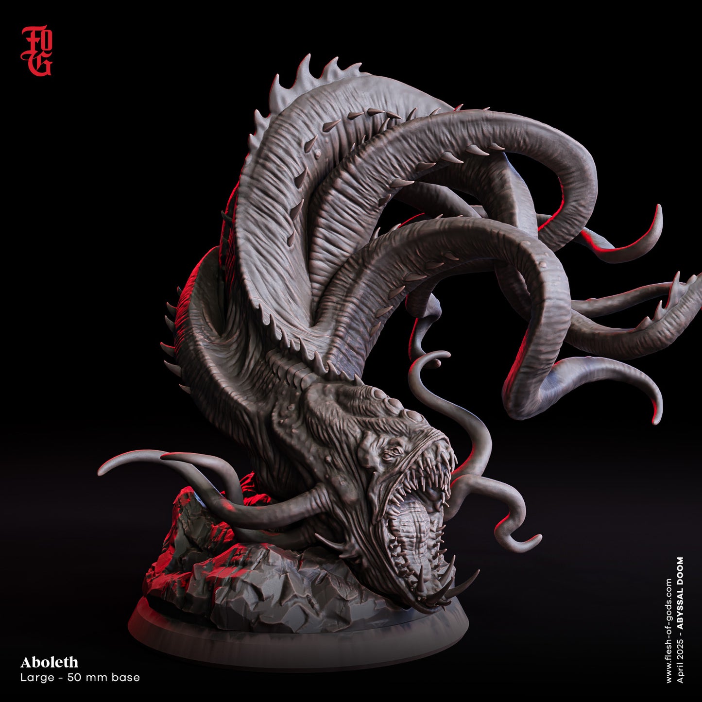 Figurine JDR Aboleth Flesh Of Gods Impression 3D