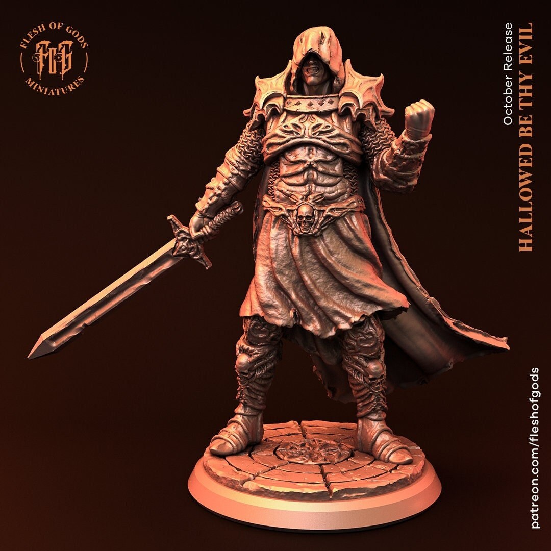 Figurine Paladin déchu Flesh of Gods