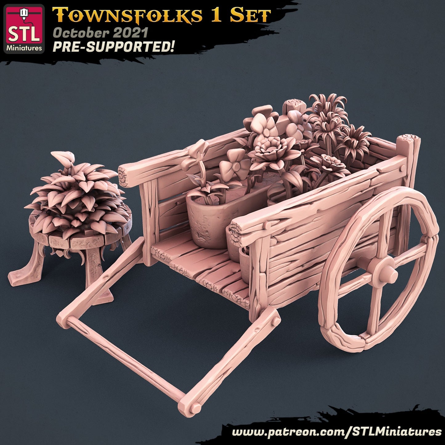 Figurine Chariot JDR STL Miniatures