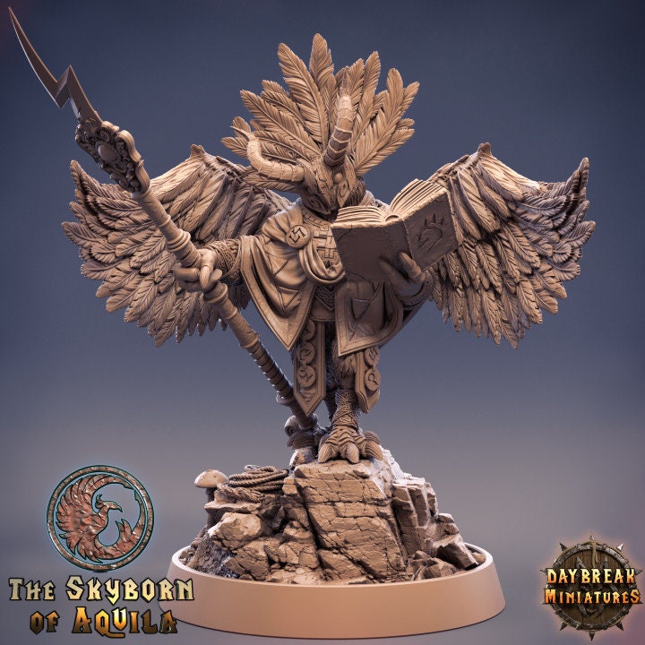 Figurine Hiboux ensorceleur STL Miniatures Impression 3D