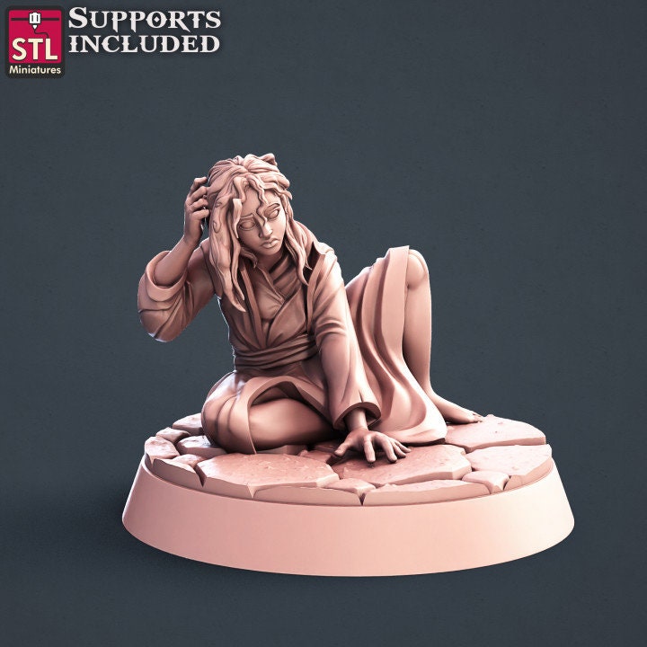Figurine Mendiante STL Miniatures Impression 3D