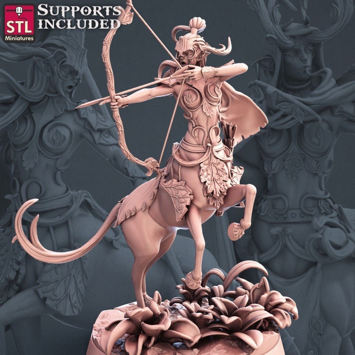 Figurine Centaure A STL Miniatures Impression 3D