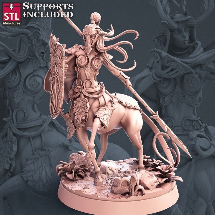 Figurine Centaure B STL Miniatures Impression 3D