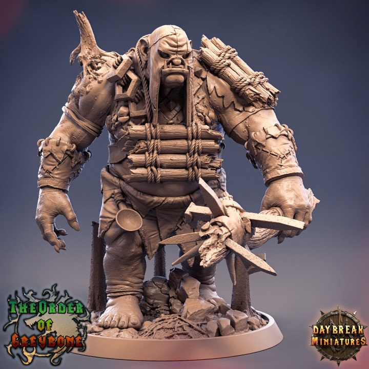 Figurine JDR Geant Seamus - Daybreak Miniatures - impression 3D