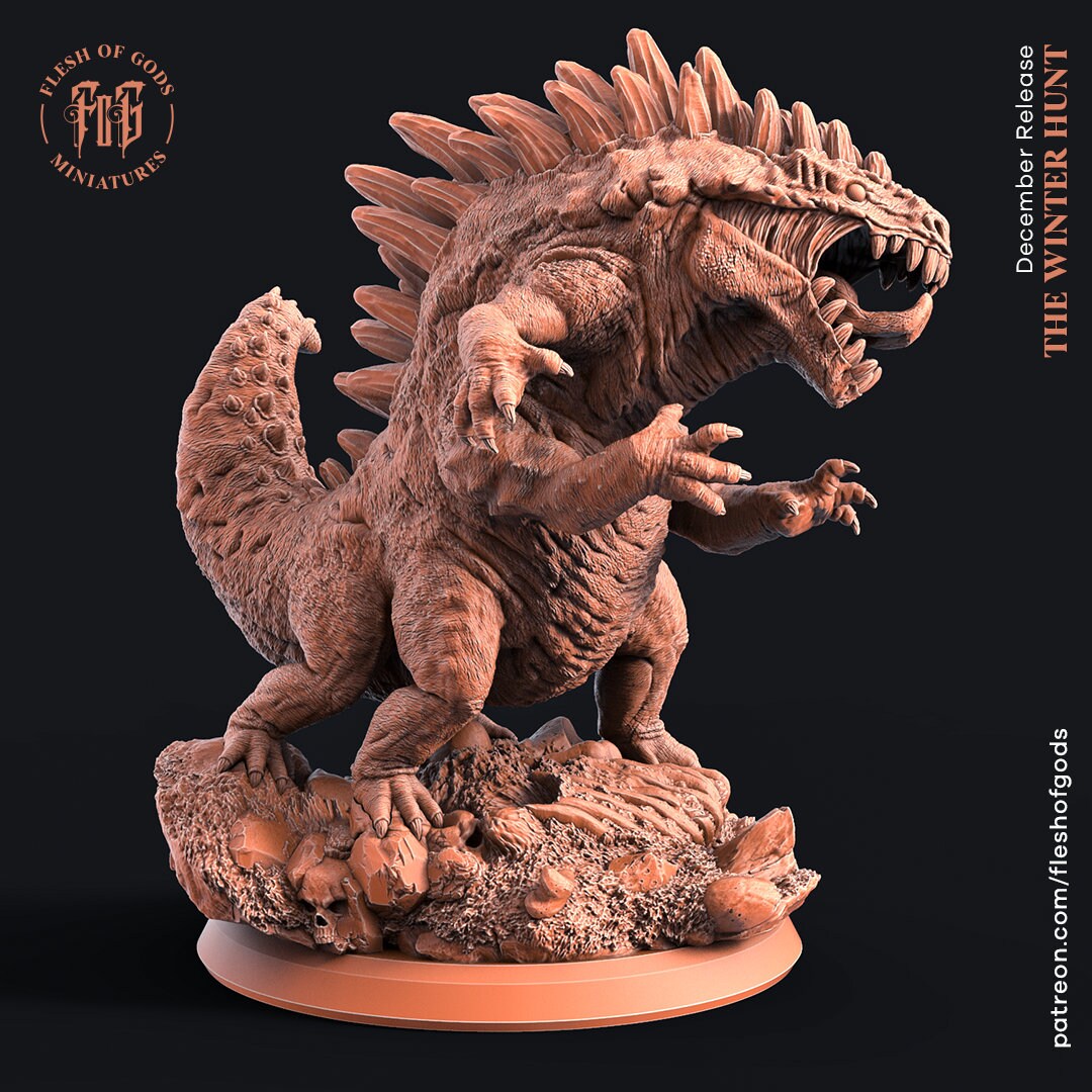 Figurine Basilic Geant Flesh of Gods