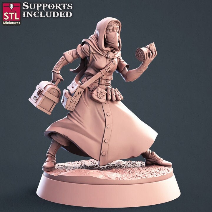 Figurine Médecin de guerre JDR STL Miniatures