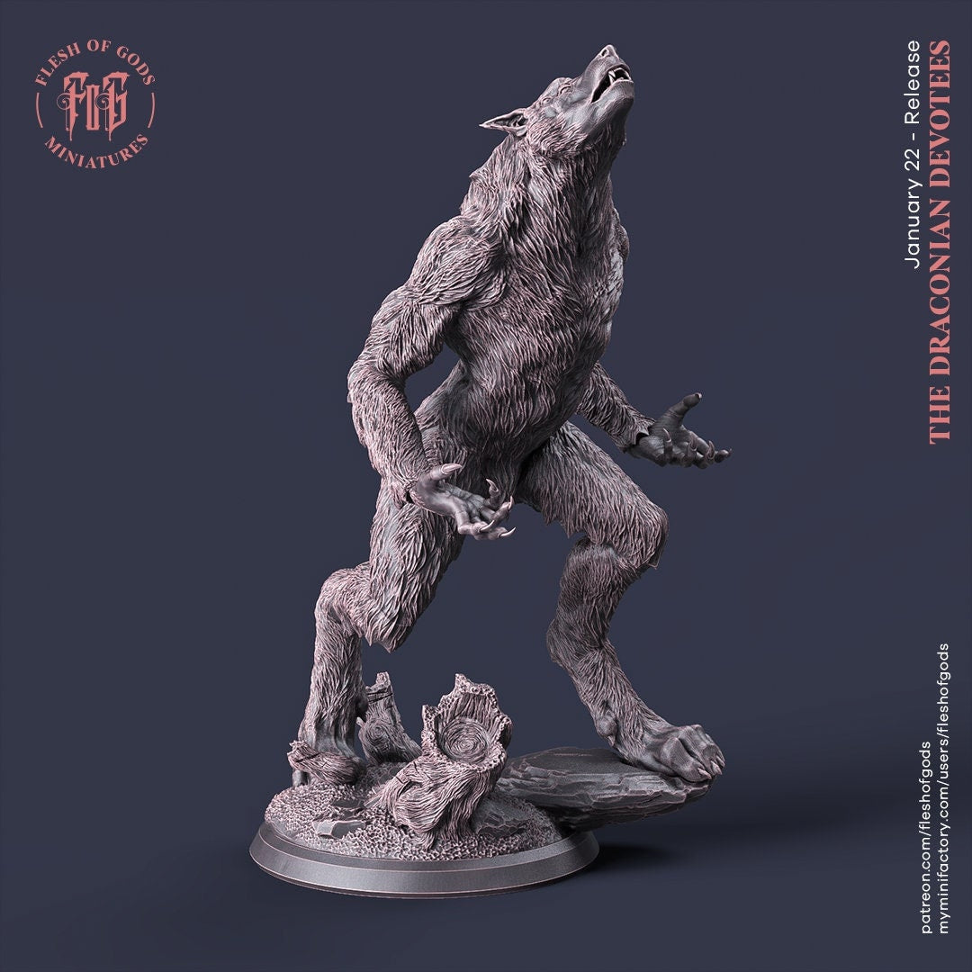 Figurine Loup garou 2 Flesh of Gods