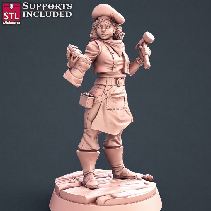 Figurine Cordonnier Set STL Miniatures Impression 3D