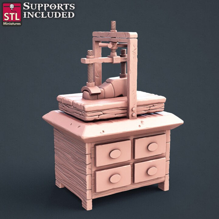 Figurine Cordonnier Set STL Miniatures Impression 3D