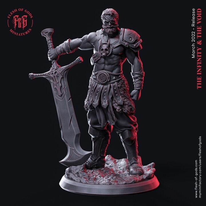 Figurine Kabel l'épéiste Flesh of Gods