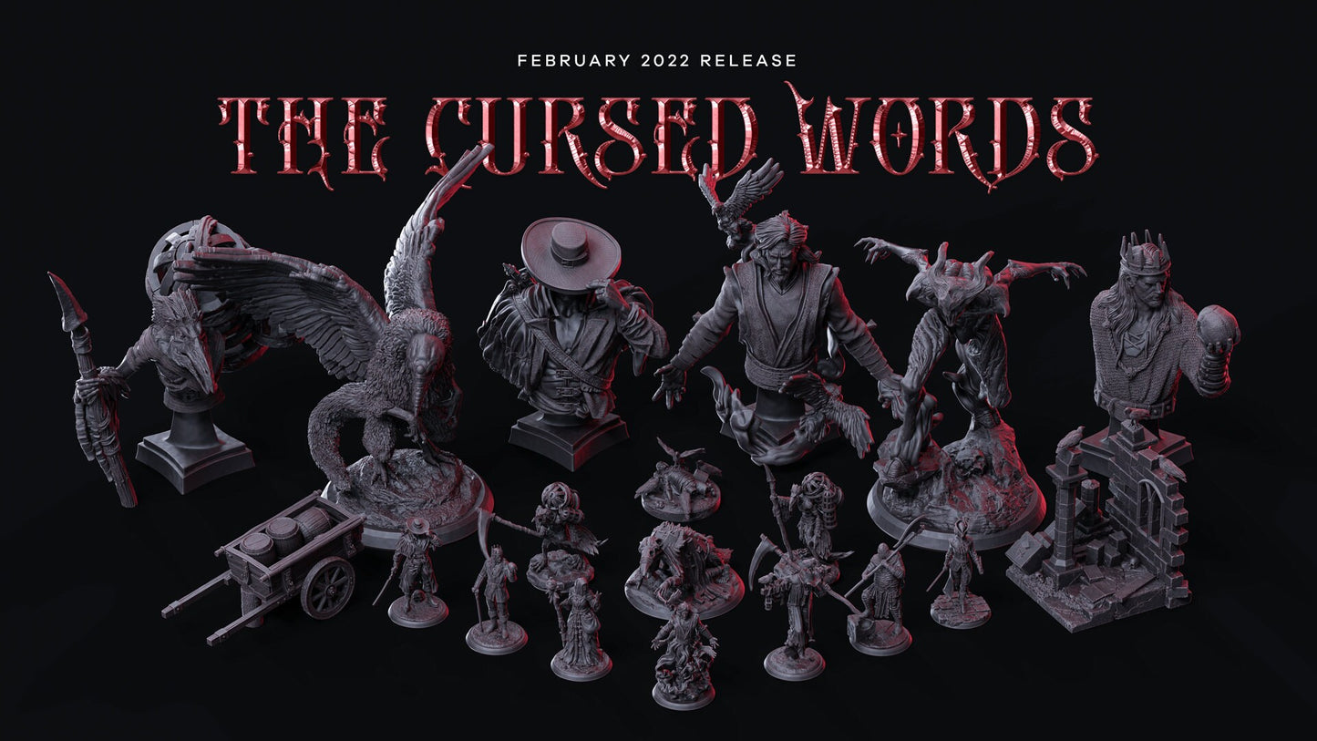 Figurine Corbeau marchant 02 Flesh of Gods