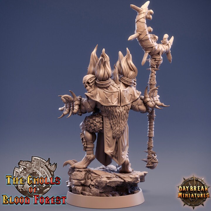 Figurine JDR Gnoll Uupa Feist Daybreak Miniatures Impression 3D