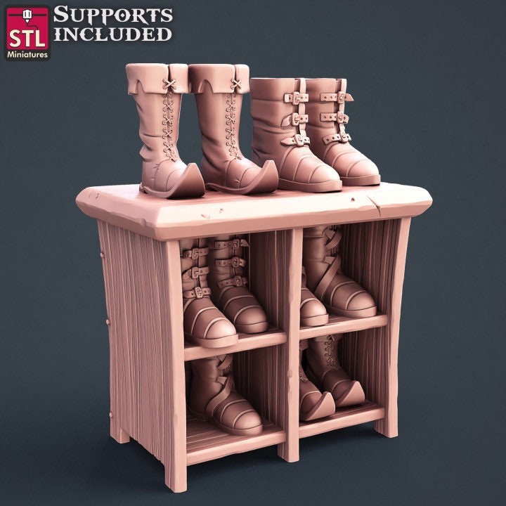 Figurine Cordonnier Set STL Miniatures Impression 3D