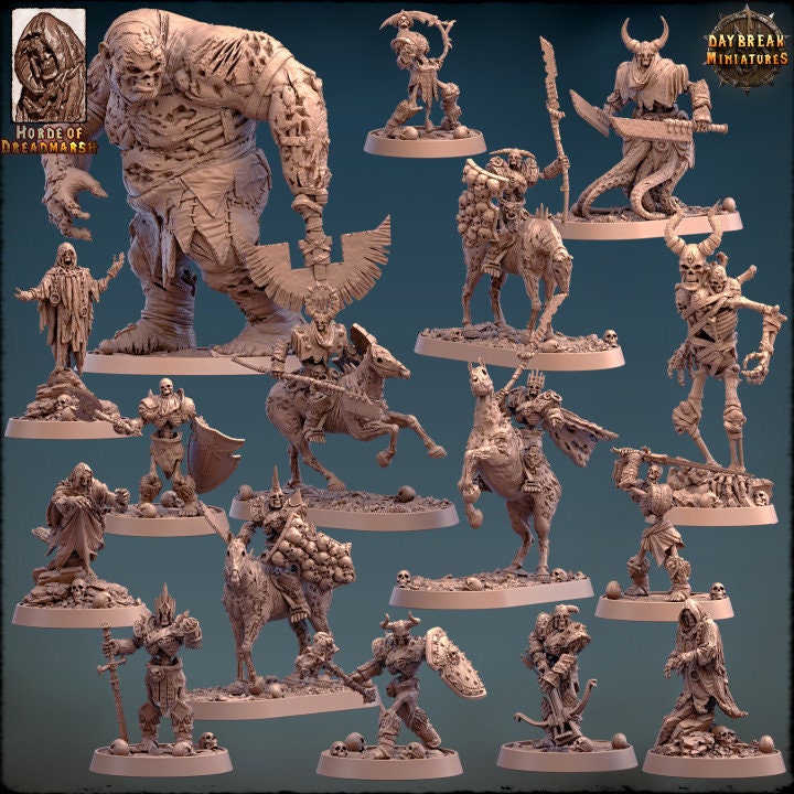Figurine JDR Fantôme Daybreak Miniatures Figurine Miniature impression 3D