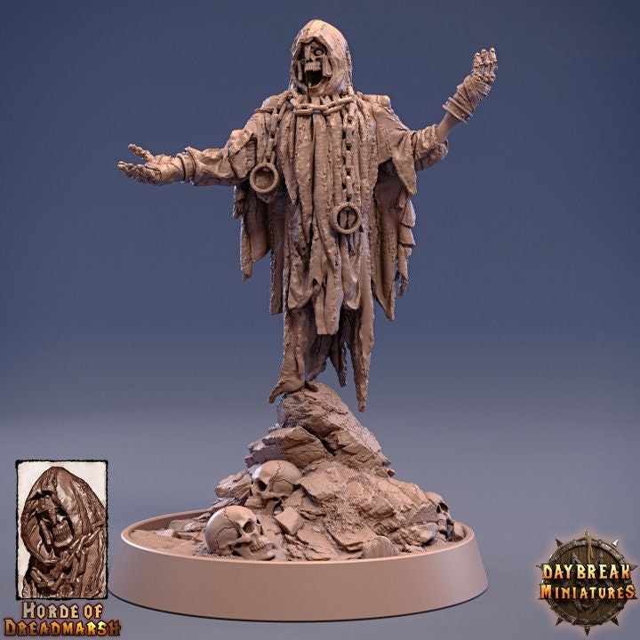 Figurine jdr Fantôme 03 Daybreak Miniatures impression 3D