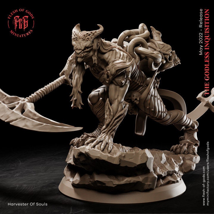 Figurine Démon chasseur d'âmes Flesh of Gods