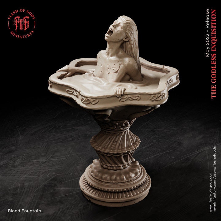 Figurine Fontaine de sang Flesh of Gods