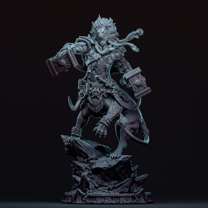 Figurine JDR Leonin Witchsong Impression 3D
