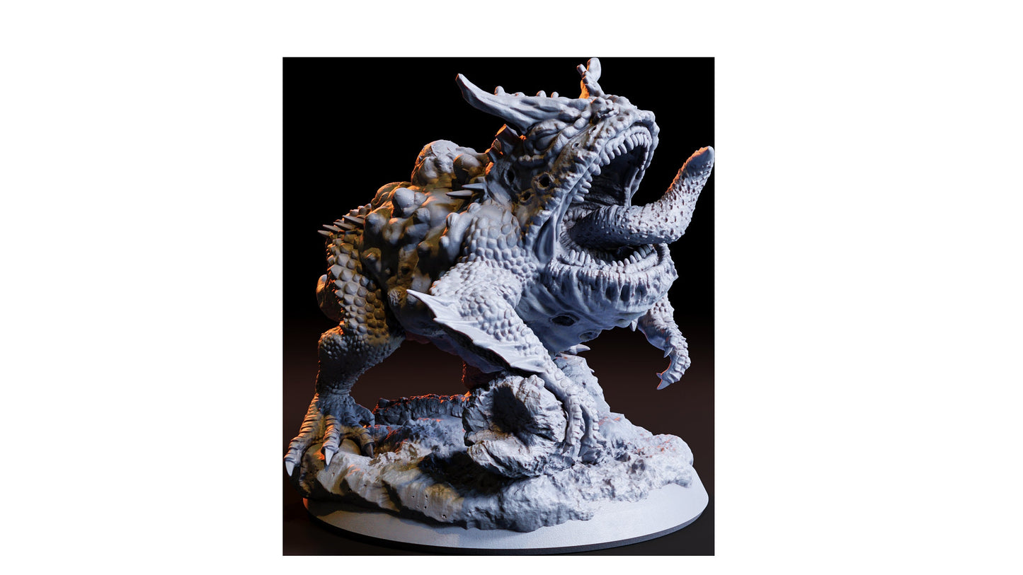 Figurine JDR Crapaud Geant Flesh Of Gods Impression 3D