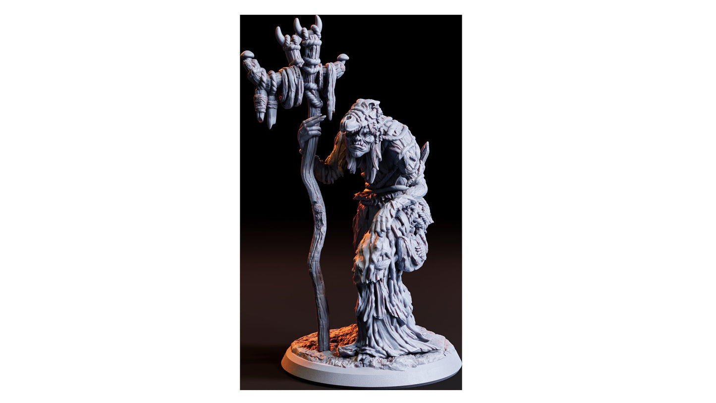 Figurine JDR Guenaude Des Marais Flesh Of Gods Impression 3D