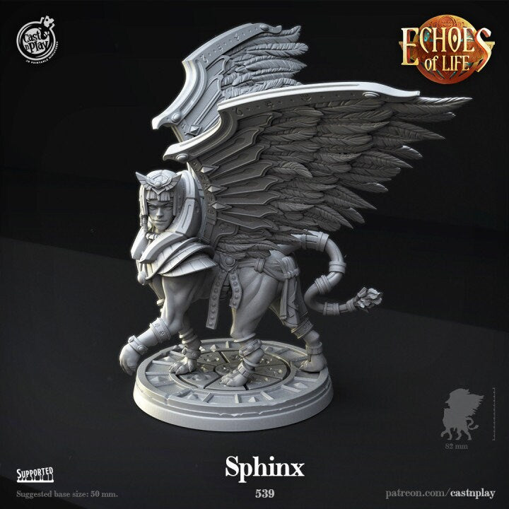 Figurine Jdr Sphinx Cast N Play Impression 3D