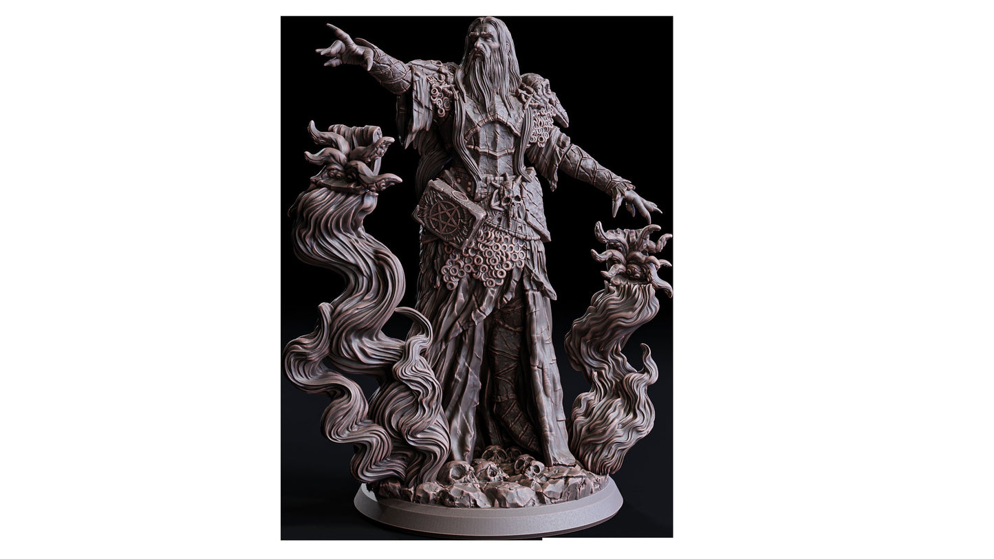 Figurine Magicien Archimage Flesh of Gods Impression 3D