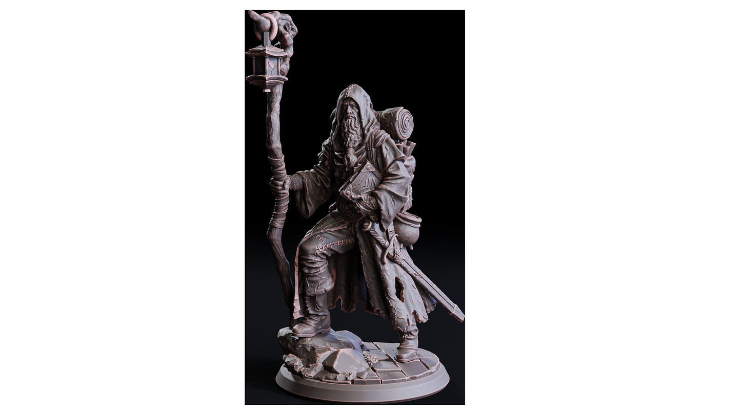Figurine Vieux Magicien Flesh of Gods Impression 3D