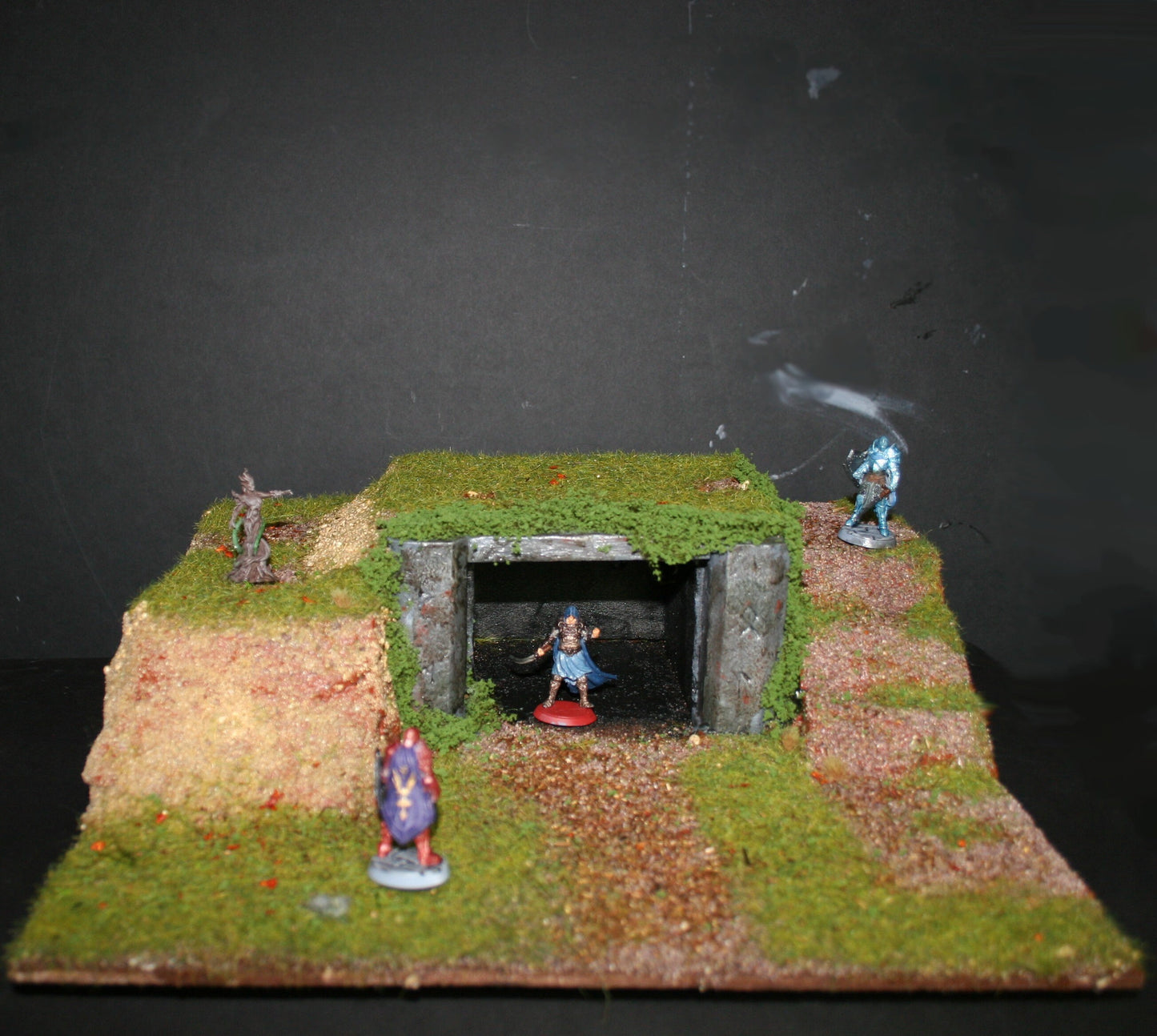 Ruines naines Terrain Jeu de role & Wargame Diorama Craft Sur table