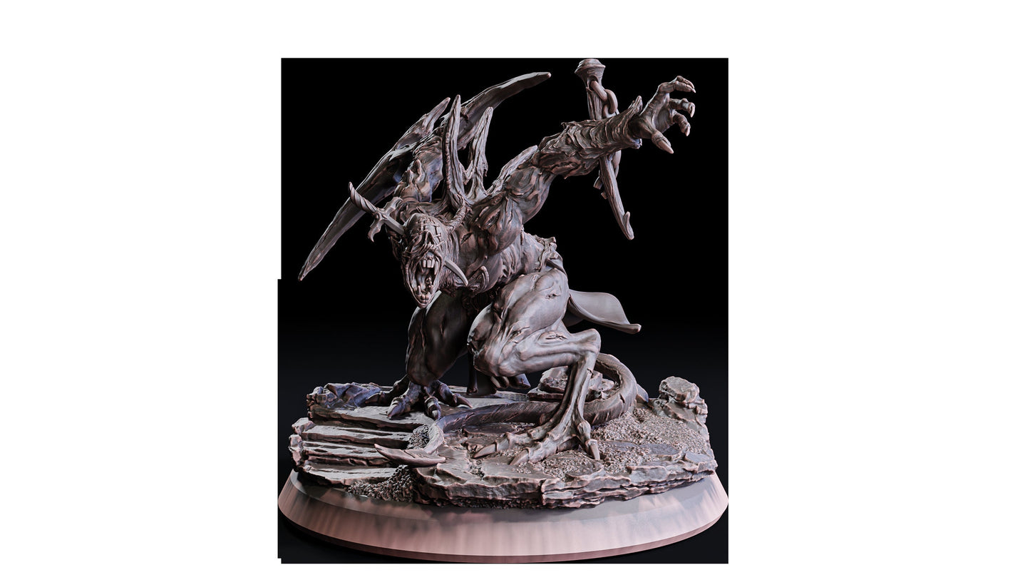 Figurine Demon Fléau Des Profondeurs Flesh Of Gods Impression 3D