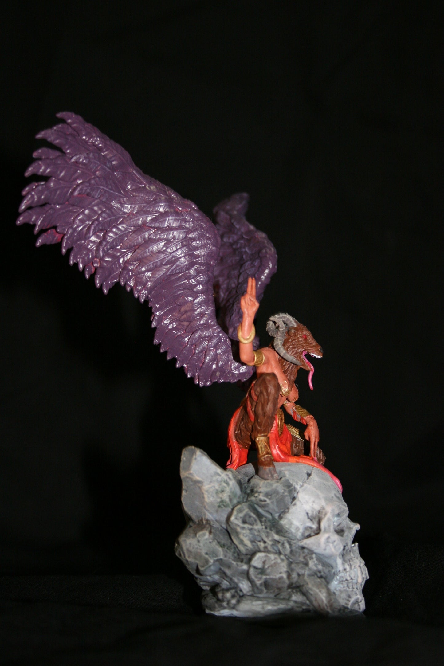 Figurine Peinte Chevre de Sabbat / Baphomet Flesh Of Gods Impression 3D