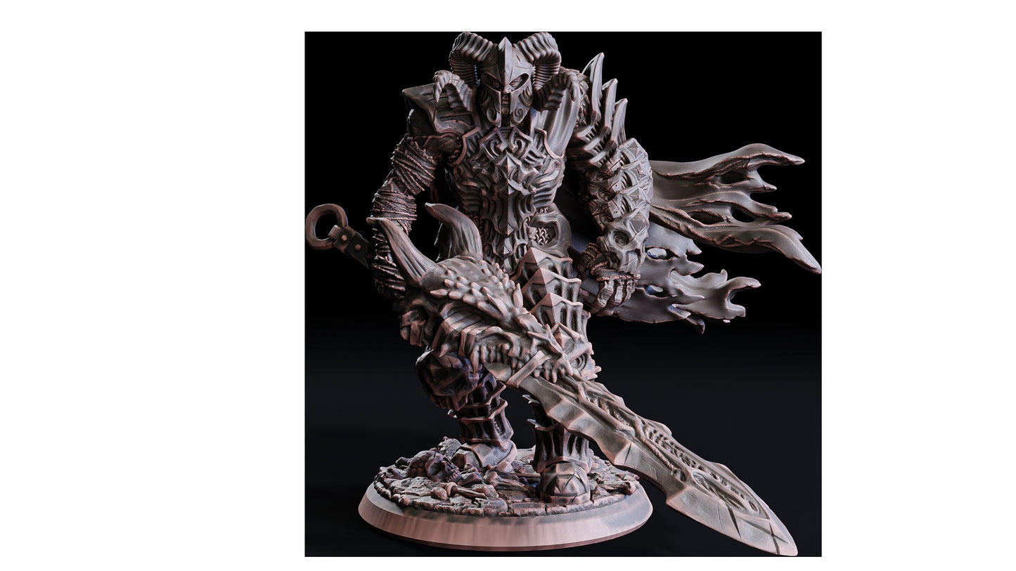 Figurine Chevalier Dragon Maudit Flesh Of Gods Impression 3D