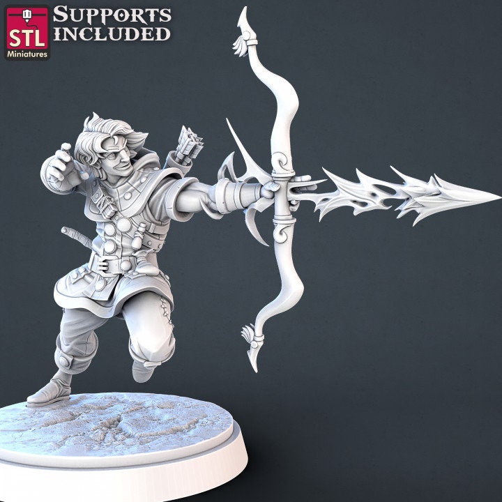 Figurine Heros de DND STL MINIATURES Impression 3D