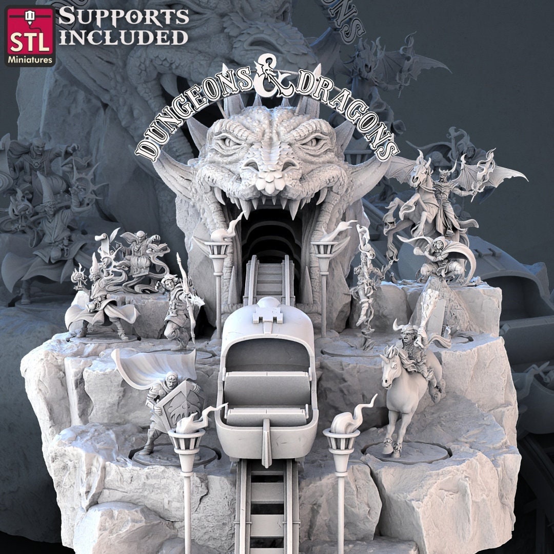 Figurine Heros de DND STL MINIATURES Impression 3D