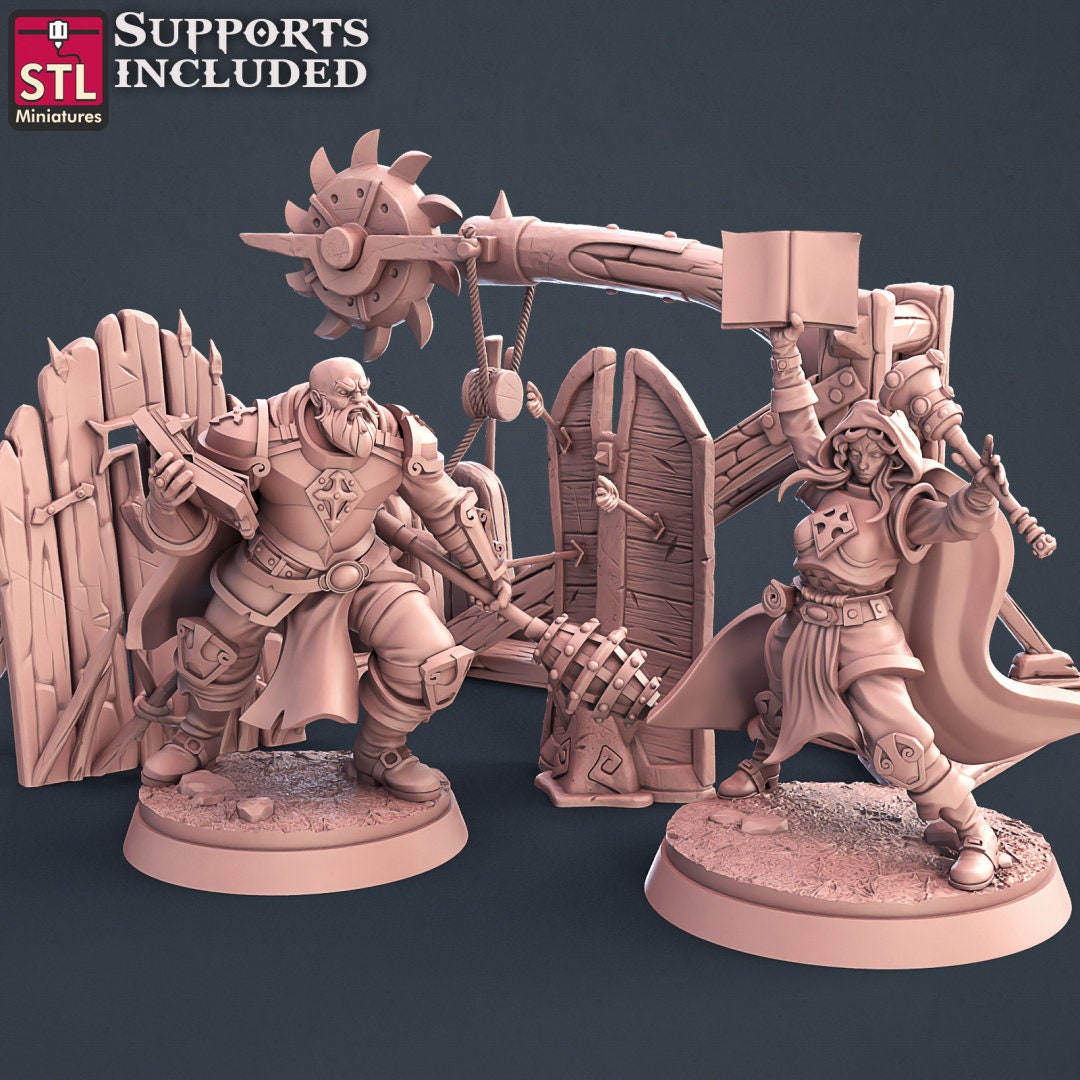 Figurine Pack Clerc Stl Miniatures Impression 3D