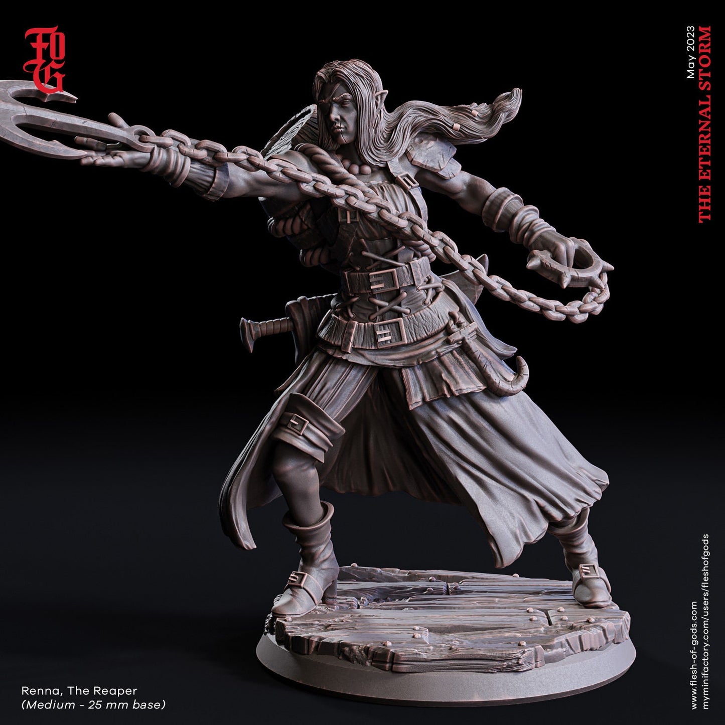 Figurine Heros Pirates Flesh Of Gods Impression 3D