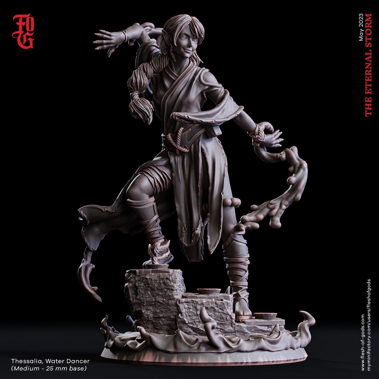Figurine Heros Pirates Flesh Of Gods Impression 3D
