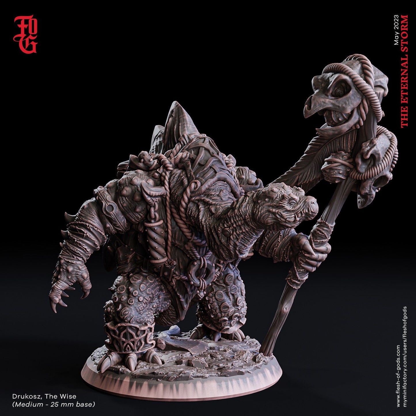 Figurine Heros Pirates Flesh Of Gods Impression 3D