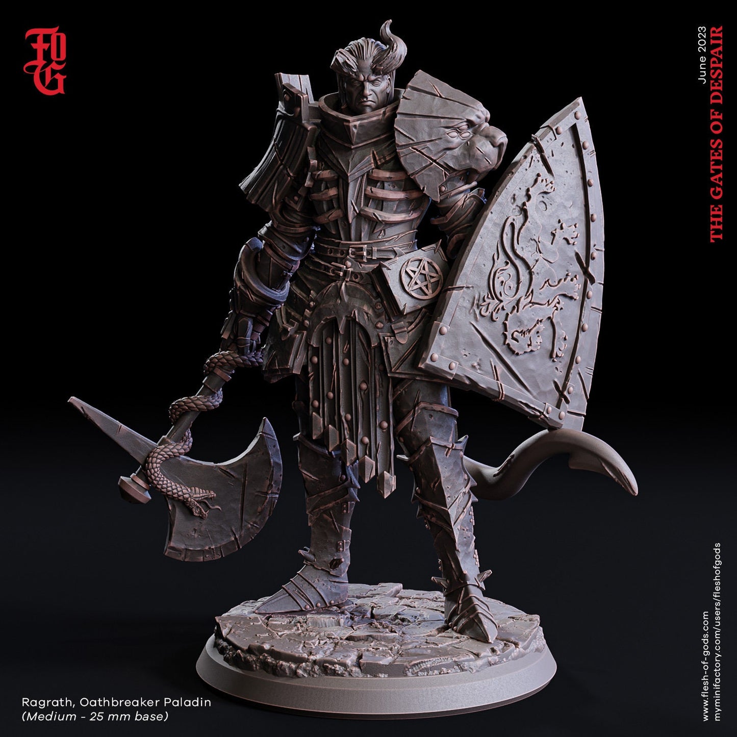 Figurine JDR Heros Pack 02 Flesh Of gods Impression 3D