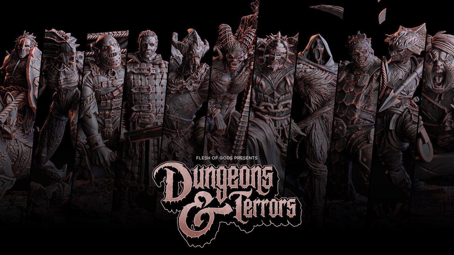 Figurine JDR Chasseur Fabuleux Flesh Of Gods Impression 3D