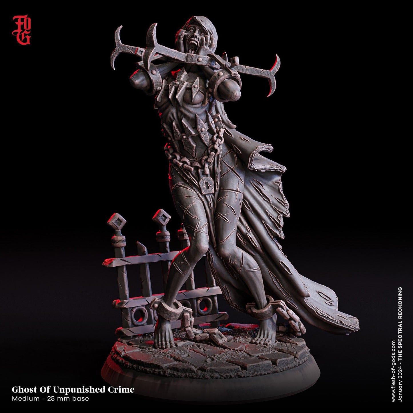 Figurine Prisonnière fantome Flesh of Gods
