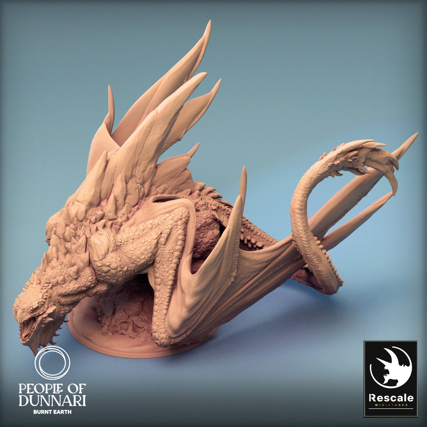 Figurine Jdr Wyverne des Sables Rescale Miniatures Impression 3D