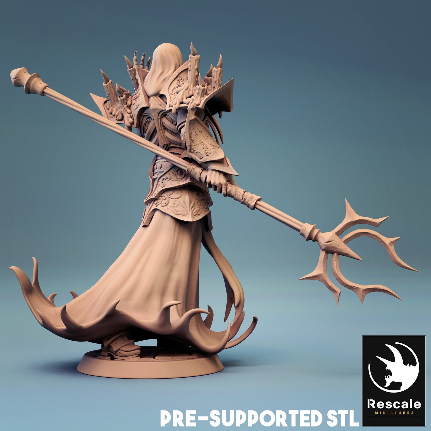 Figurine JDR Nécromancien 2 Rescale Miniatures Impression 3D