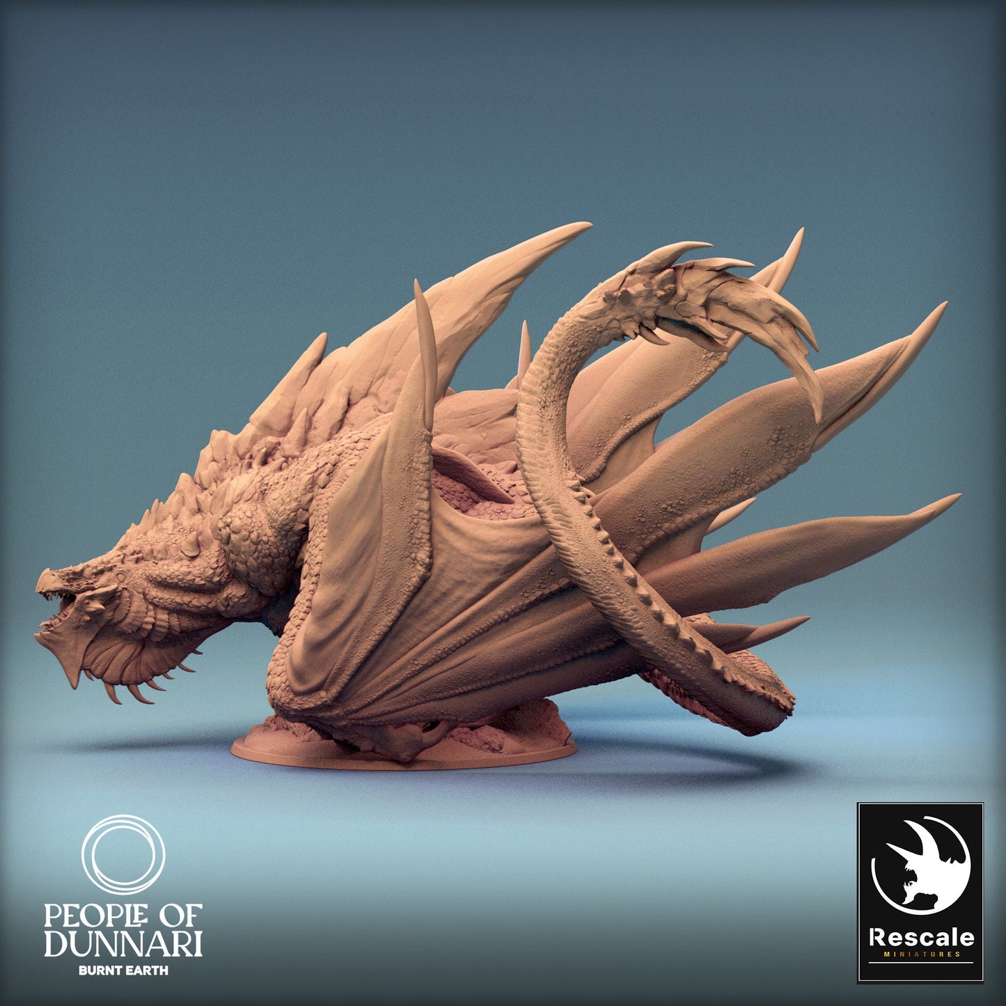 Figurine Jdr Wyverne des Sables Rescale Miniatures Impression 3D