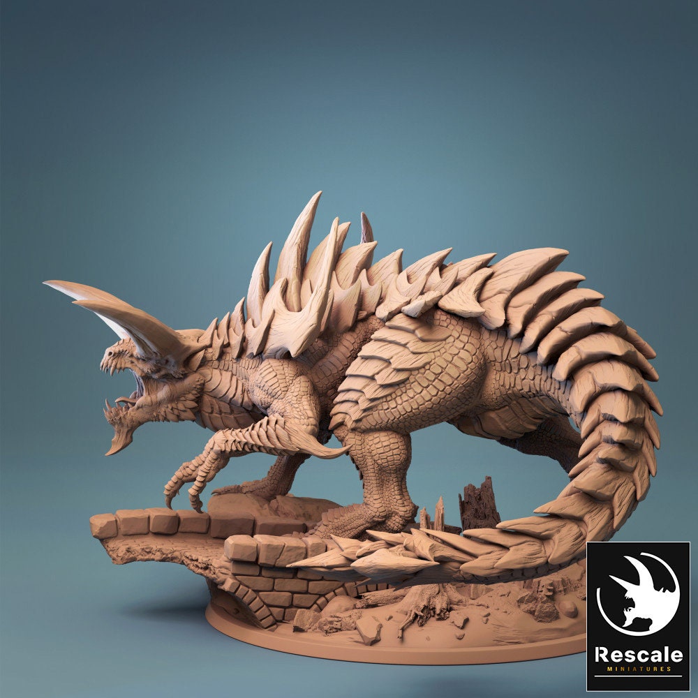 Figurine JDR Tarrasque 1 Rescale Miniatures Impression 3D