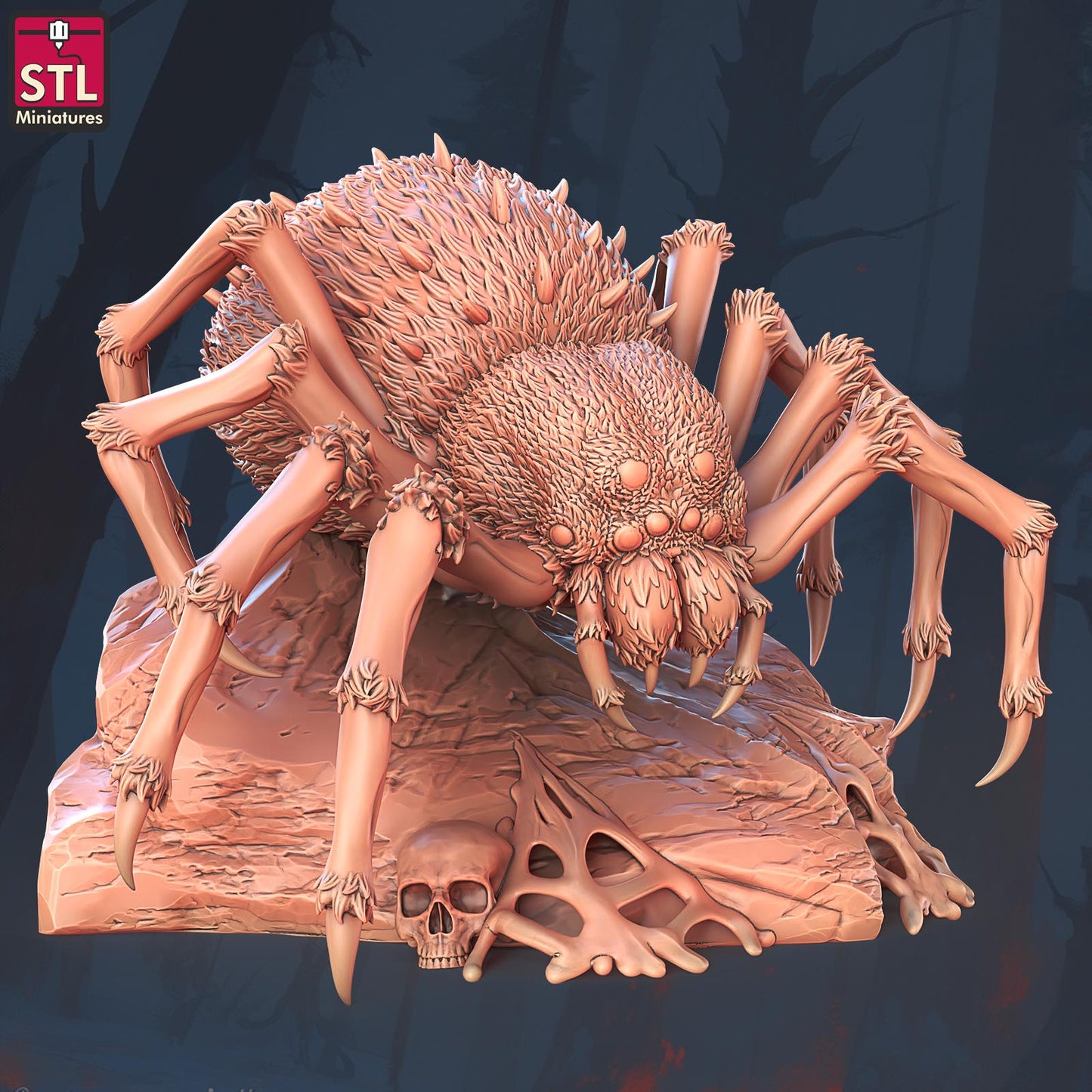 Figurine JDR Pack Araignées STL Miniatures Impression 3D