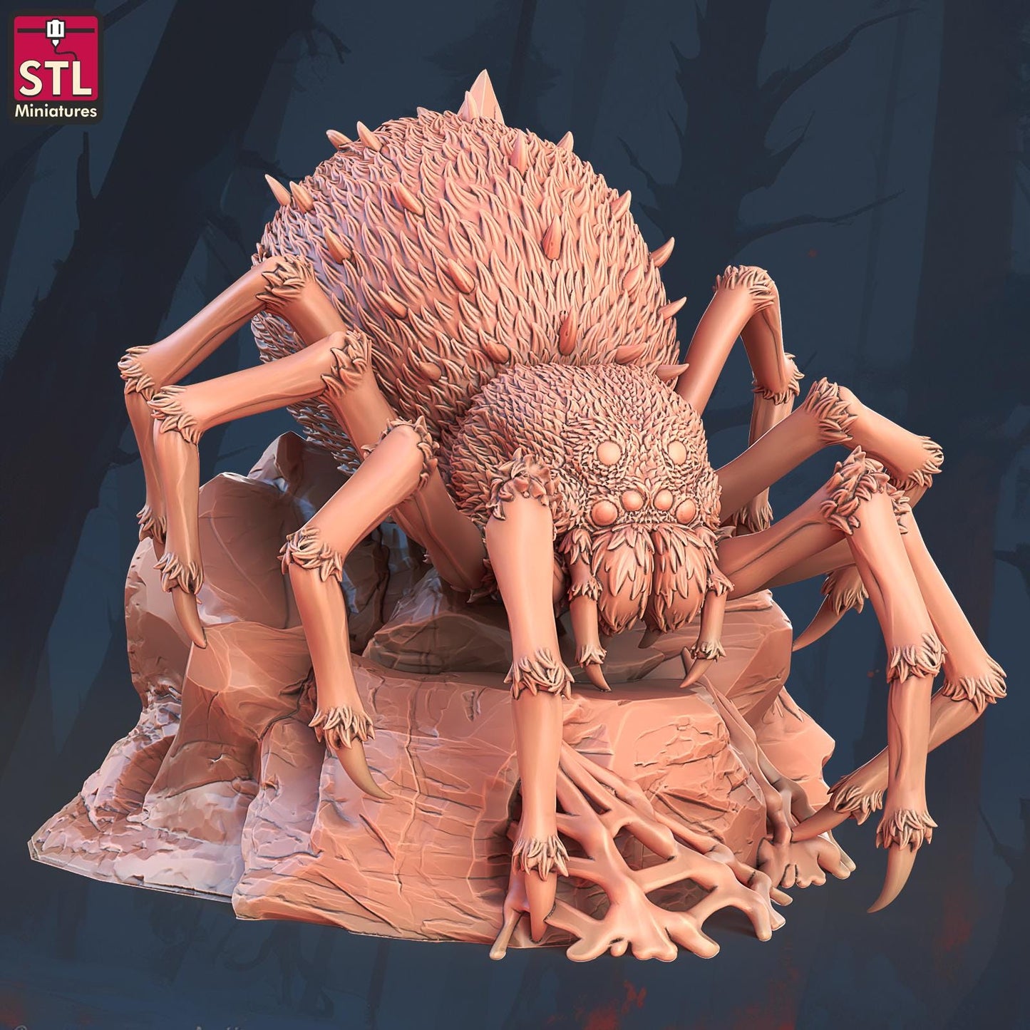 Figurine JDR Pack Araignées STL Miniatures Impression 3D
