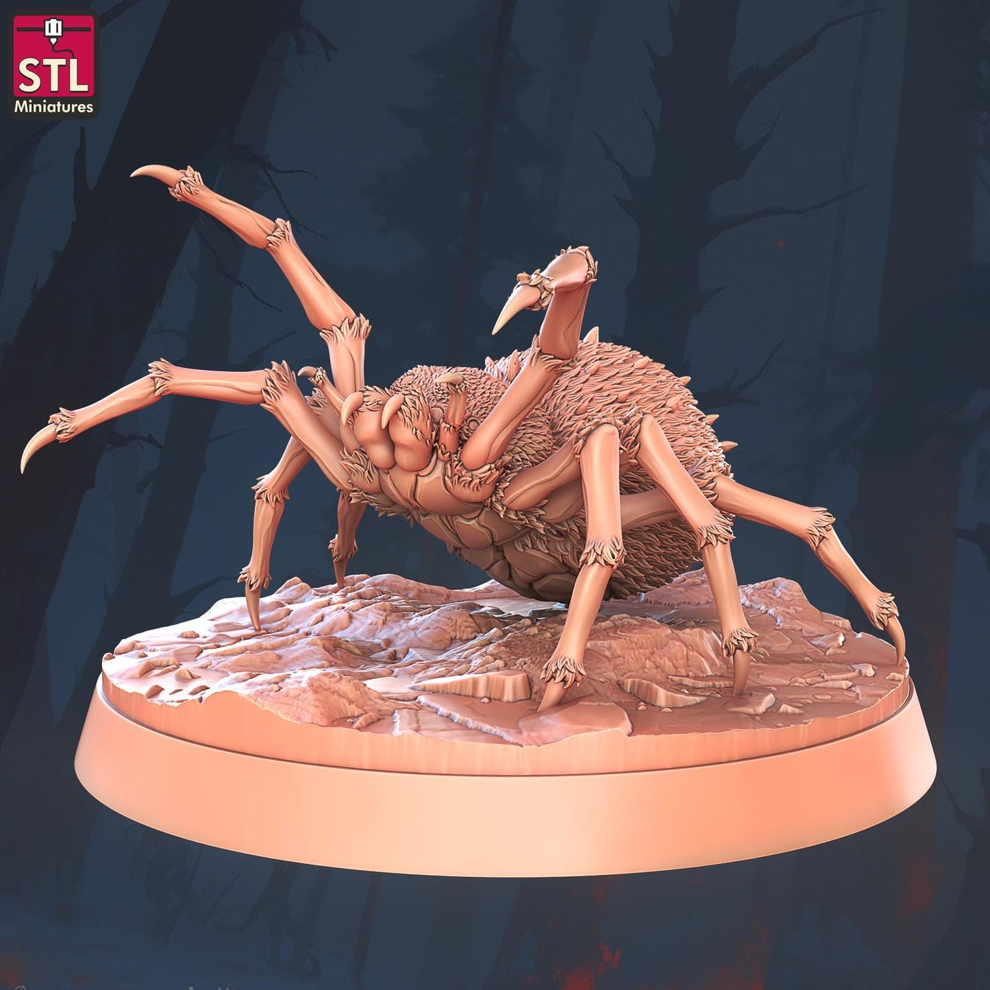 Figurine JDR Pack Araignées STL Miniatures Impression 3D