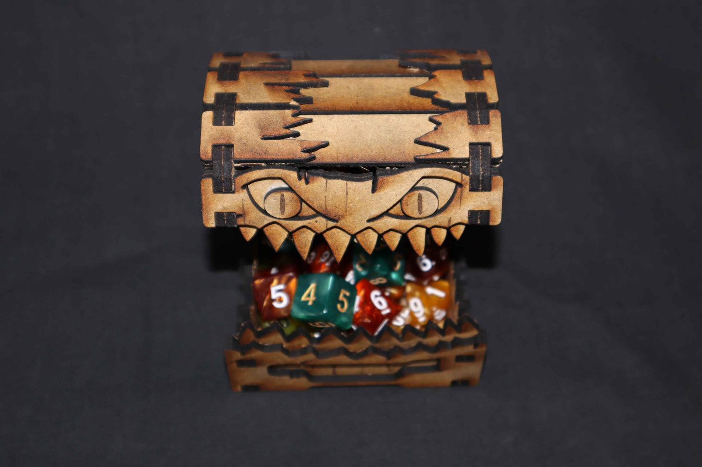 Coffre Mimic à Dés – Craft Sur Table JDR & Wargame