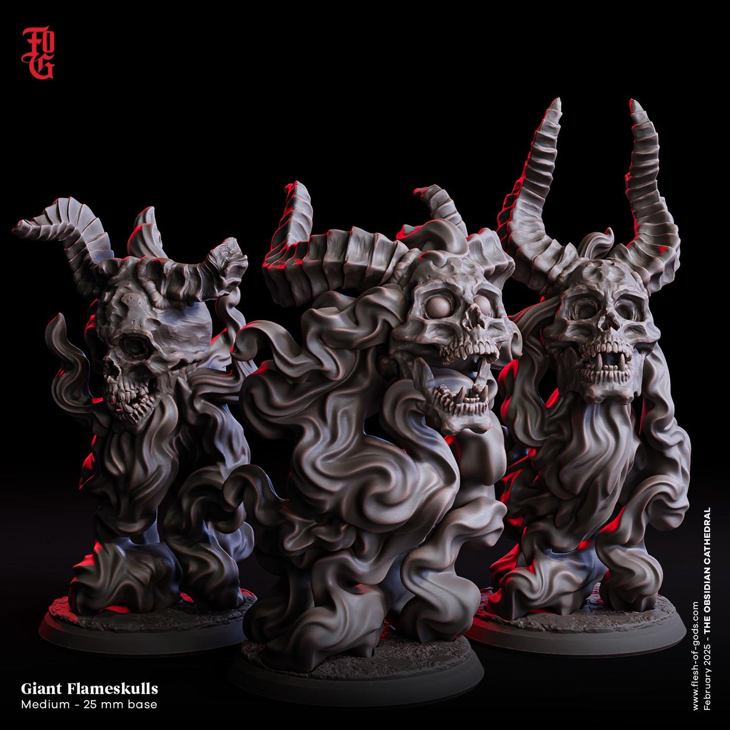 Figurine JDR Pack Crane-Feu Flesh Of Gods Impression 3D