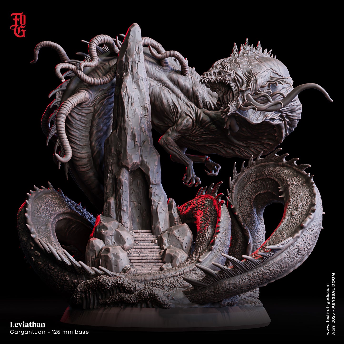 Figurine JDR – Léviathan Flesh Of Gods – Impression 3D